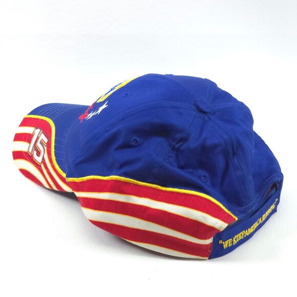 NAPA Racing NASCAR #15 Stripes Red White Blue American Flag‎ Hat Adjustable Cap - Picture 9 of 14